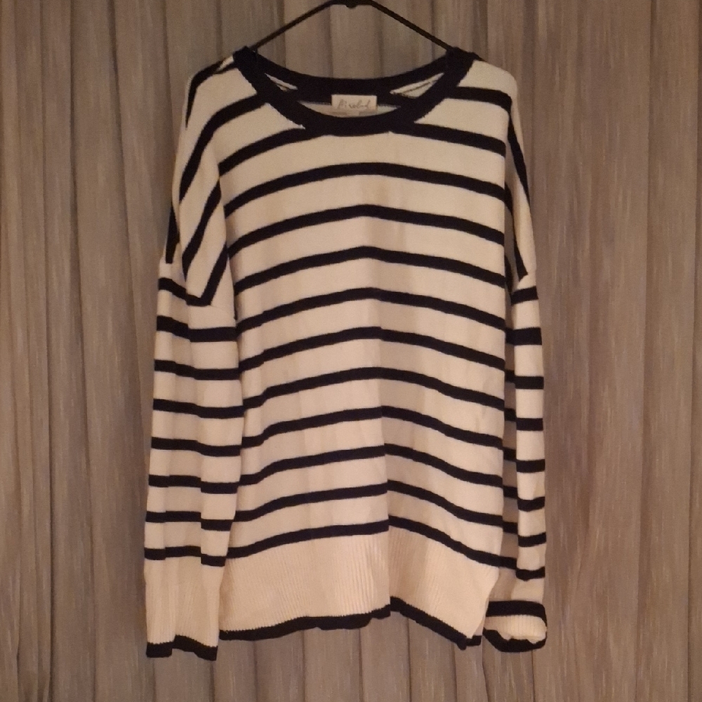 Striped Black and White Sweater